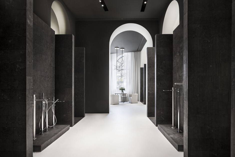 Fantini Milano - showroom, w którym nowoczesność spotyka się z tradycją