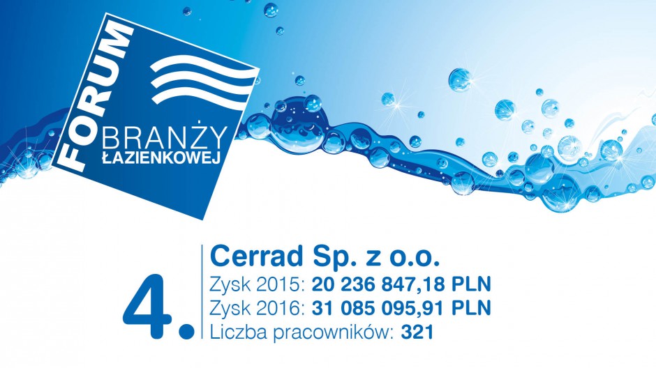 Najwięksi gracze na rynku łazienek – poznaj wyniki rankingu portalu Ryneklazienek.pl