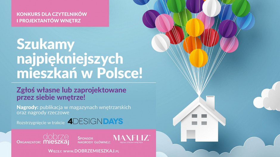 [Konkurs 4DD] Szukamy najpiękniejszych mieszkań w Polsce