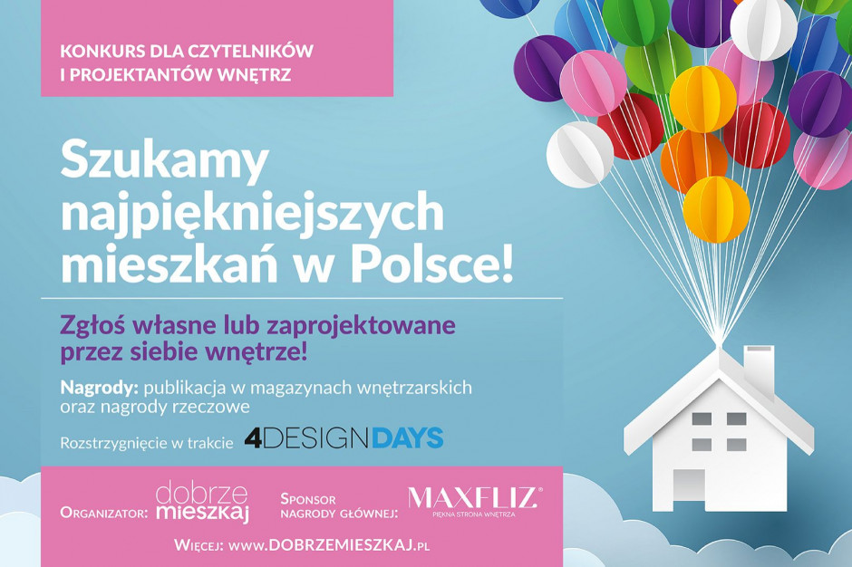 [Konkurs 4DD] Szukamy najpiękniejszych mieszkań w Polsce