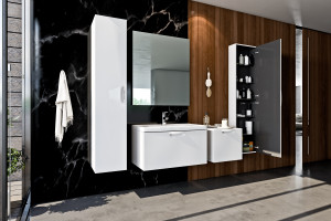 FLOU - kolekcja mebli łazienkowych dla wielbicieli minimalizmu / Defra