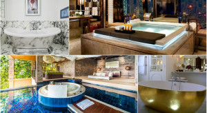 10 szałowych łazienek hotelowych z całego świata