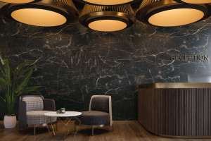 Kolekcja płytek ceramicznych Marquina Gold/Cerrad